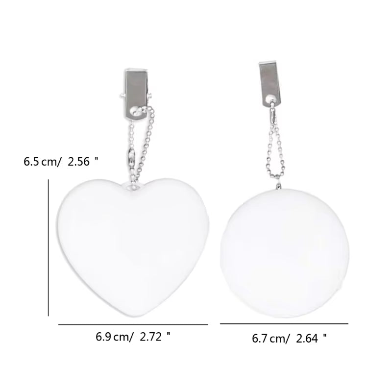 Heart round Shaped Handbag Light Purse Heart LED Light for Women, Shoulder Bag Purse Lights, Auto Touch Sensors Dropship